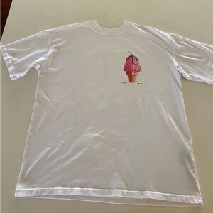 MILANA STUDIOS HEAVYWEIGHT ICE CREAM T-SHIRT.